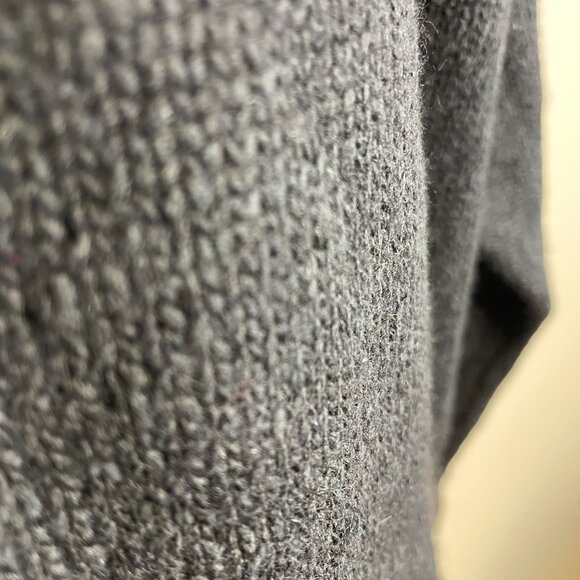 Vintage Angora Silk Sweater Womens 1X Black Old Money Beaded Holiday Party Cozy - Picture 13 of 14